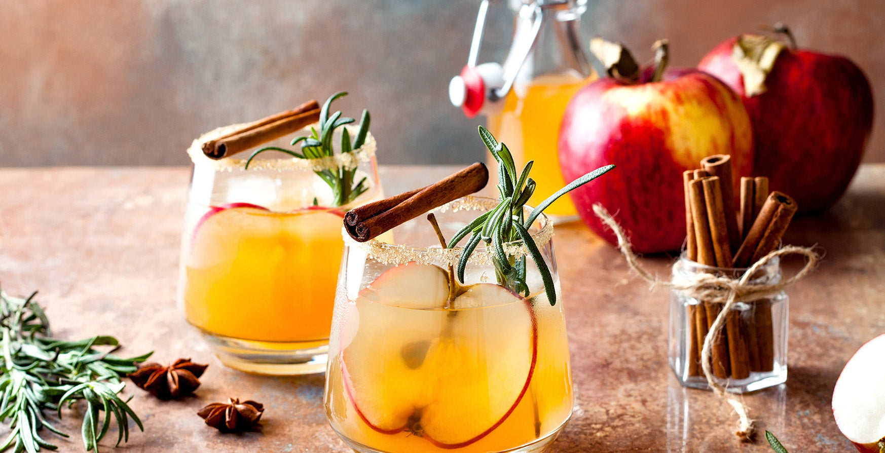 Spiced Apple Cider Mocktail with Rochester Ginger