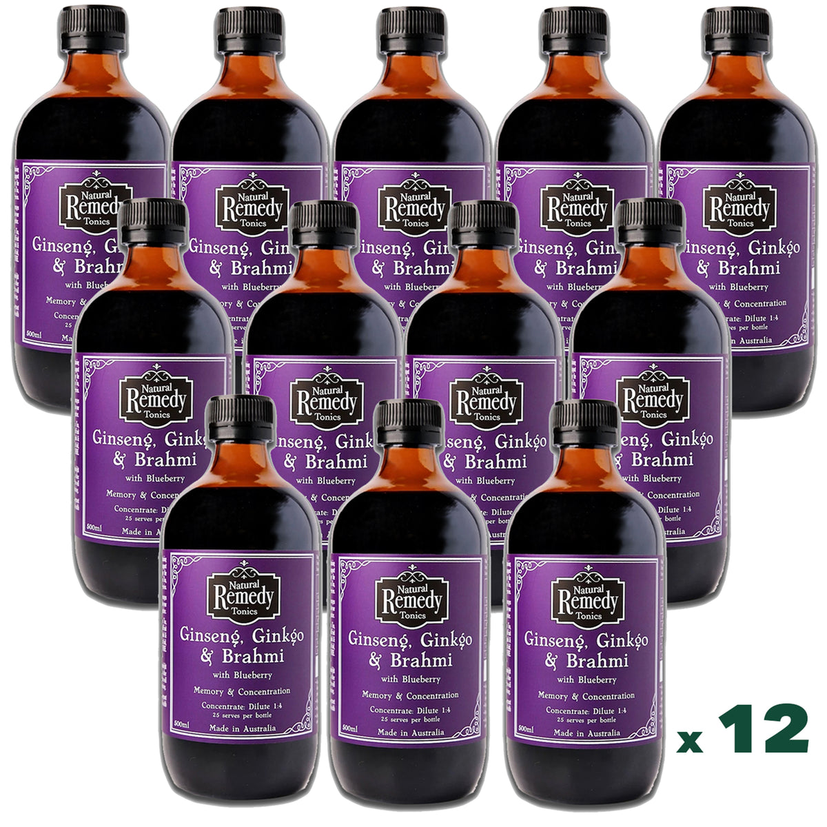 Ginseng, Ginkgo & Brahmi Tonic