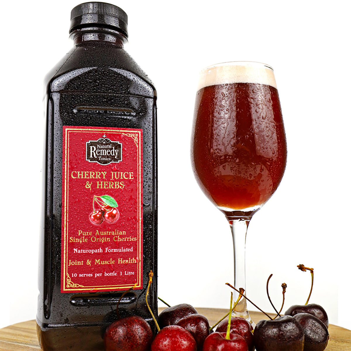 6 Pack Pure Australian Cherry Juice &amp; Herbs